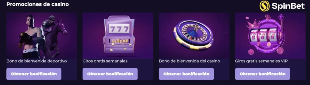 Spinbet bonos